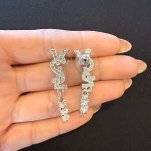 Elegant Silver Drop Earrings